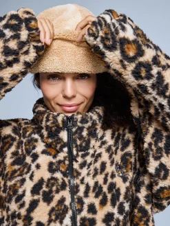 Four Seasons Fluffy Jacket AOP Women |^Poederbaas