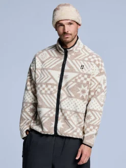 Four Seasons Sherpa Jacket AOP Men |^Poederbaas Online